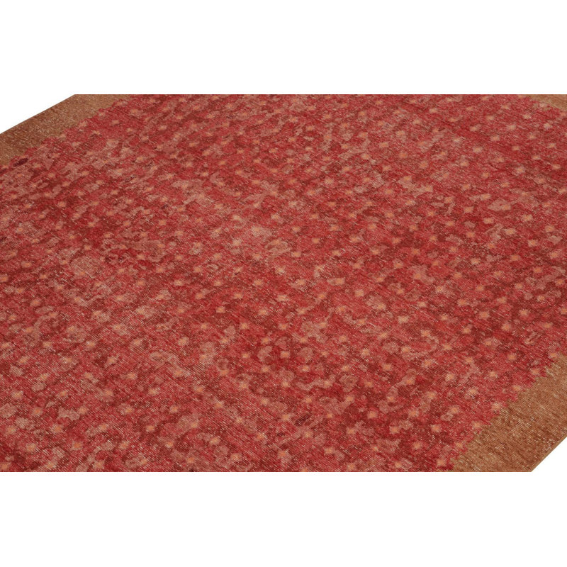 Homage Hand Knotted Wool Geometric Area Rug, Rectangle 9' x 12'