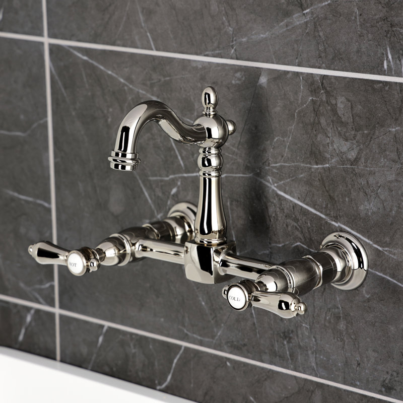 Robinet pont Heirloom, Nickel