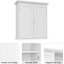 Double Door Bathroom Storage Cabinet-1387479046