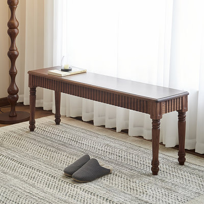 Banc en bois massif Tanyu