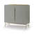 Matt Grey/Brushed Brass