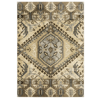 Tapis beige / brun Donall