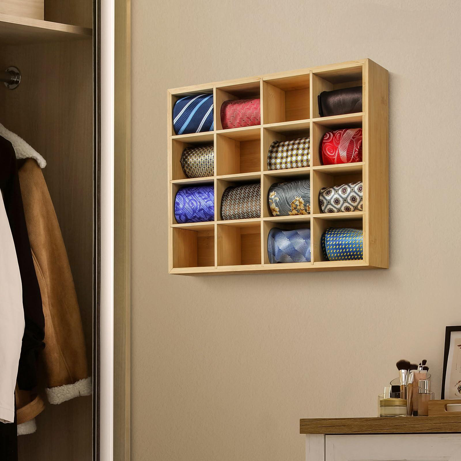 tie rack storage