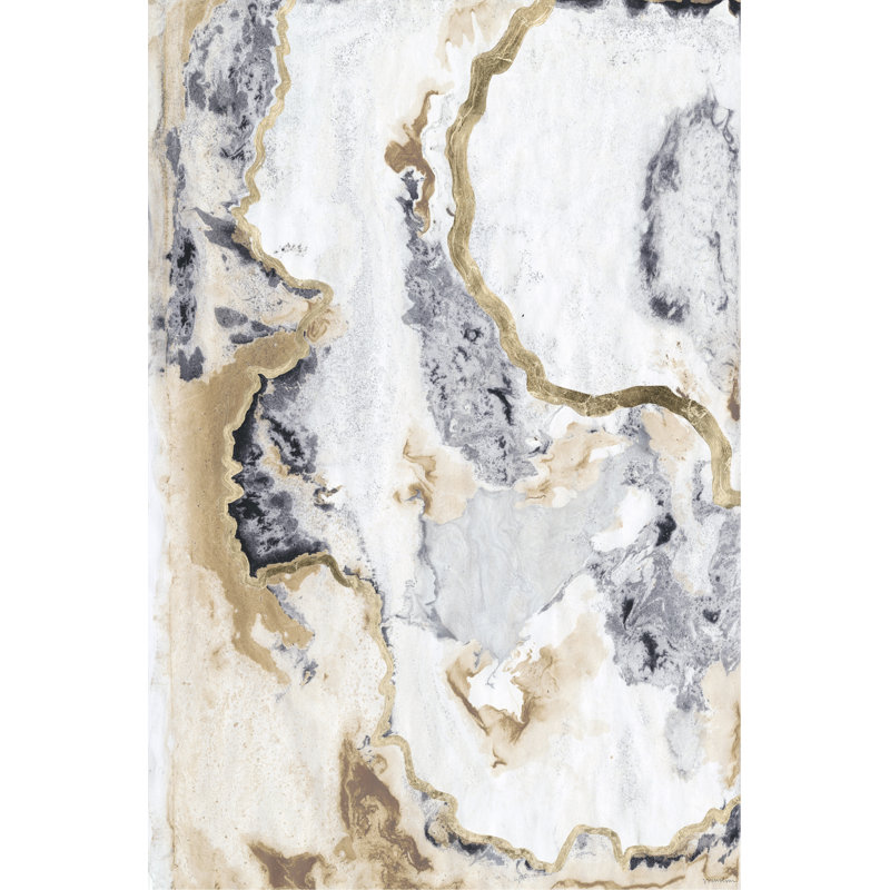 Cinder & Smoke I by Vanna Lam - Wrapped Canvas Painting, 46cm H x 30cm W, Paper Print