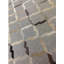 Cowhide Geometric Area Rug in Gray
