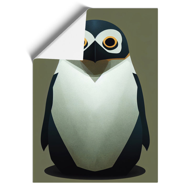 Tiny Penguin - Wall Art, Paper, 42cm H x 29.7cm W, No Matte