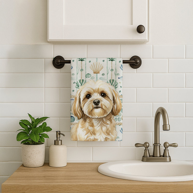 Torchon crème Lhasa Apso, Crème Lhassa Apso