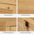 5-Drawer Dresser For Bedroom & Living Room – Art Deco & Mid-Century Modern Style With Golden Handles