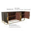 Buffet avec rangement 70 po Dedrian-395233253