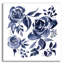 Art mural en verre «Delft Delight 4 Db No Words» par Kristy riz-1706098318