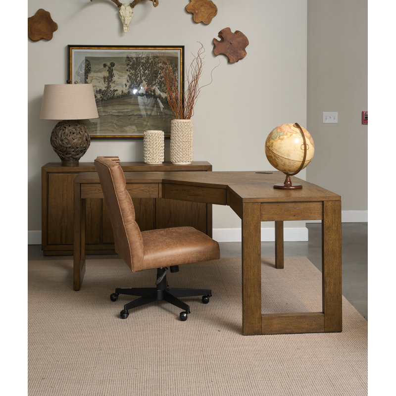 Bureau en coin Westwood, Brun
