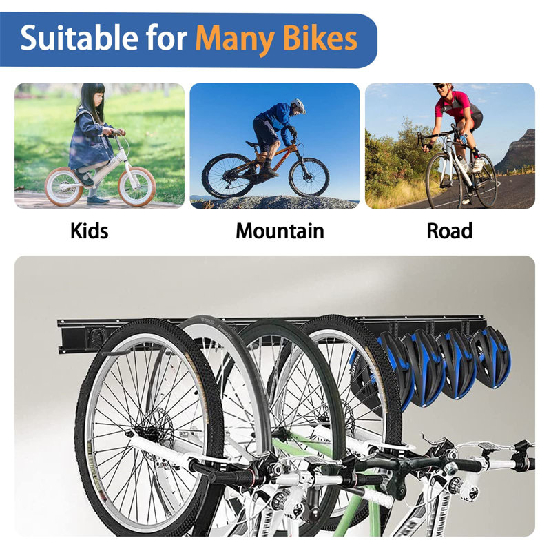 Metal Wall Mounted Bike Rack