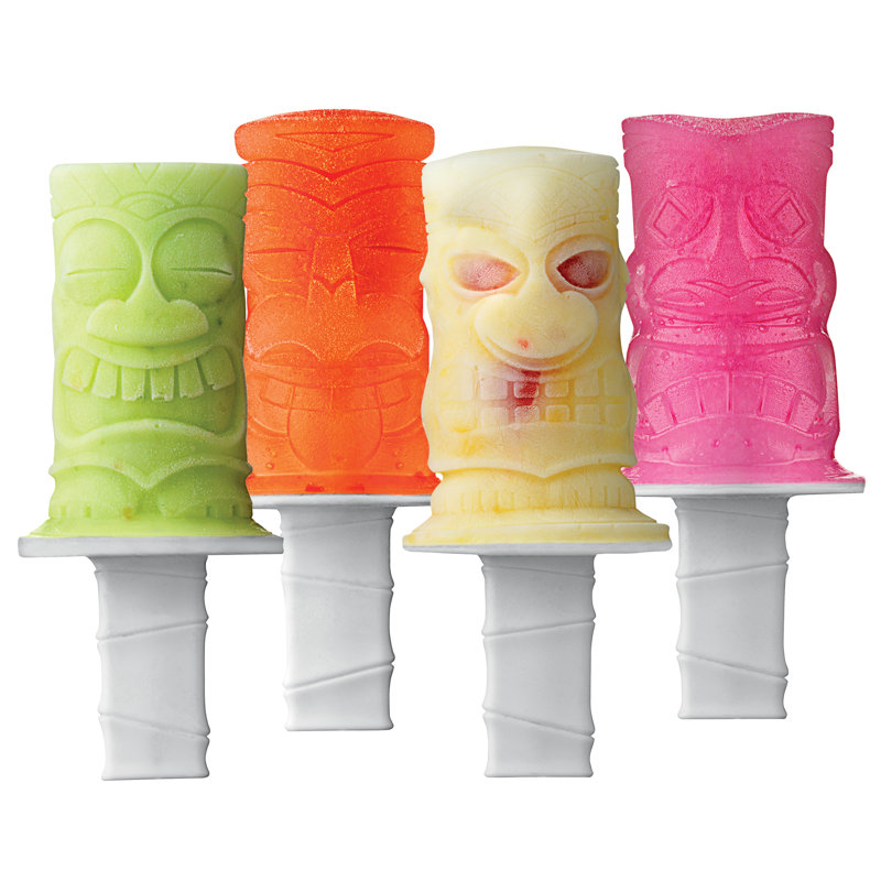 Tovolo 4 Piece Tiki Pop Mold Set