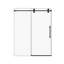 Porte de douche coulissante simple sans cadre-127317931