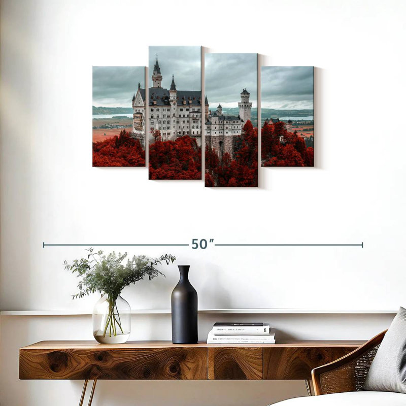 Château Lilie Grand Neuschwanstein, H 22 po x l 36 po