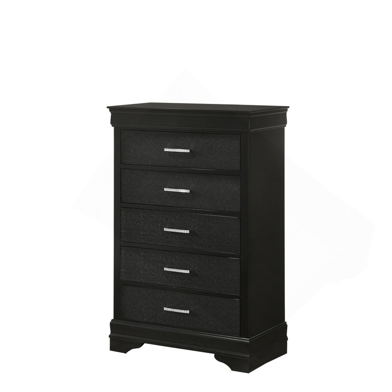 Mobilier de chambre à coucher à 5 tiroirs avec commode haute moderne 1Pc