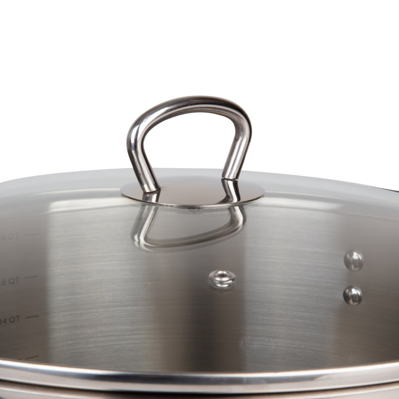 Camerons Stainless Steel Stock Pot, 24-qt.