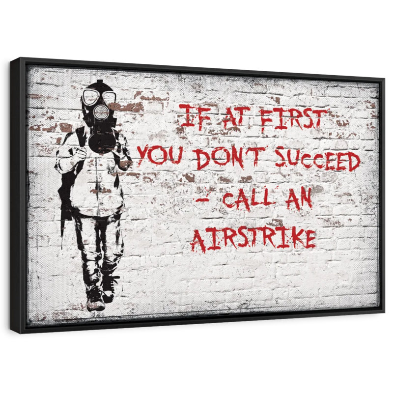 «Call An Airstrike, reproduction sur toile», H 29 po x l 43 po