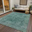 Tapis bleu sarcelle lavable à la machine intérieur / extérieur Xhevrie-1313521373
