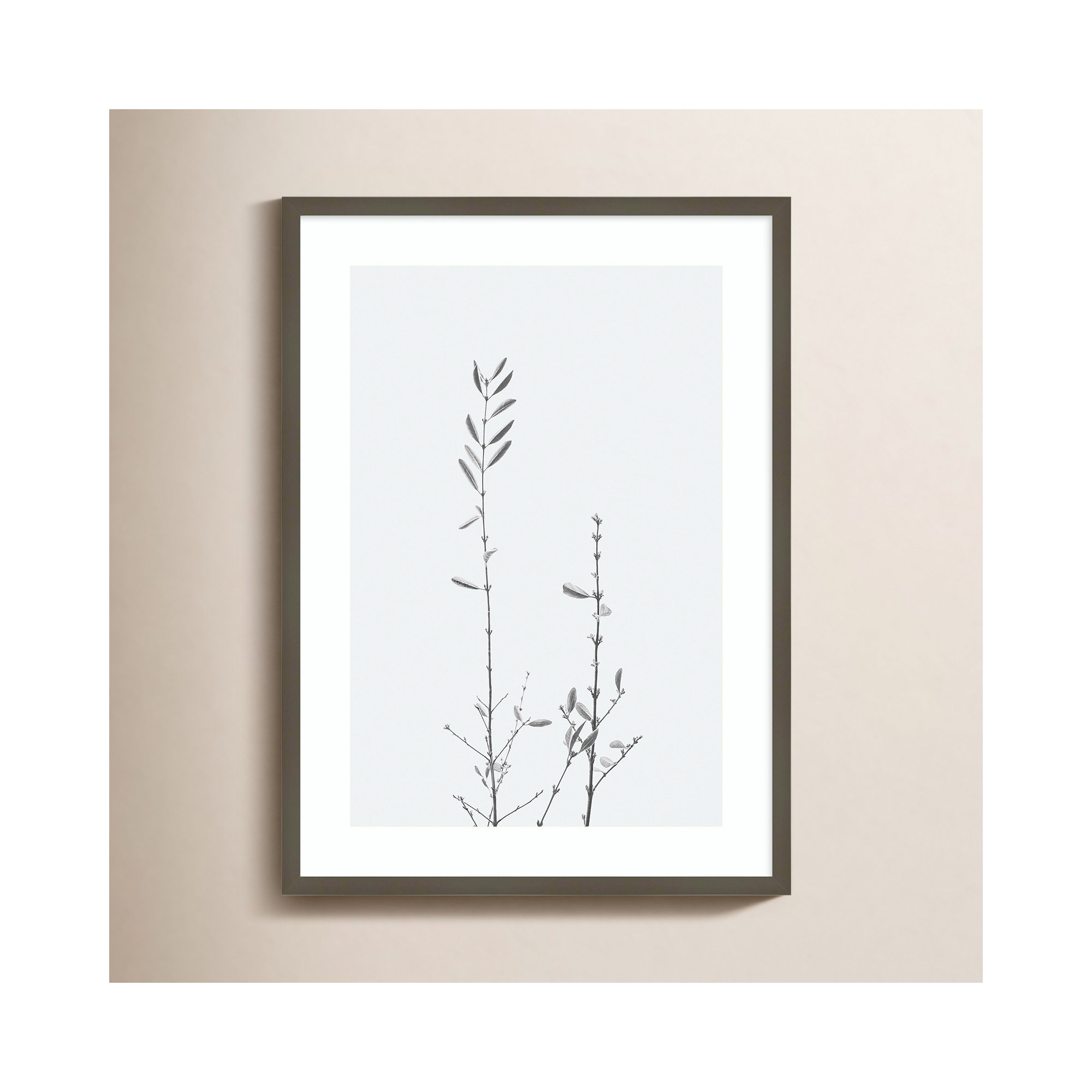 Adela Retro Tennessee Botanical Print No 2 Framed On Paper by Adela Photograph, Gray, 33" H x 24" W x 1" D