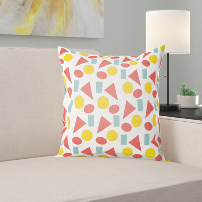 Edwa Geometric Square Pillow Cover