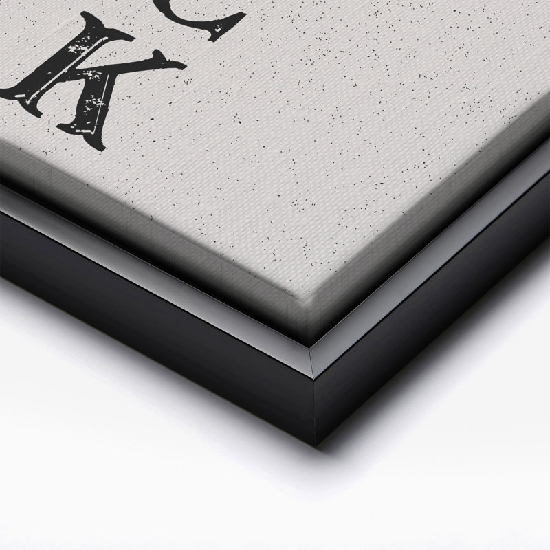 Faites votre propre chance, Black Framed, Canvas, 12"H x 16"W