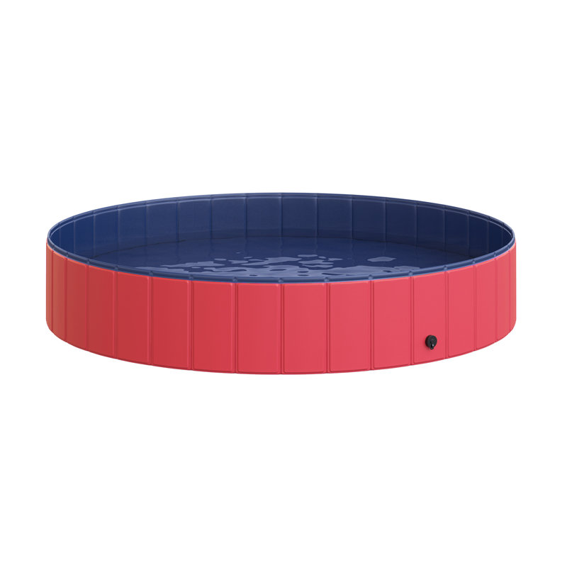 Hassan 30cm H x 160cm W x 160cm D Plastic Foldable Dog Pool