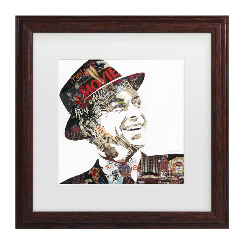 Ines Kouidis, art encadré «Franky», H 18,75 po x l 18,75 po x P 0,75 po, Brun
