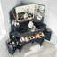 Meuble-lavabo de coin cannelé l 47,3 po-994820701