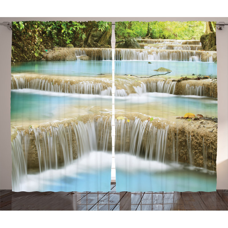Semi Sheer Curtain Pair, 54" W x 96" L