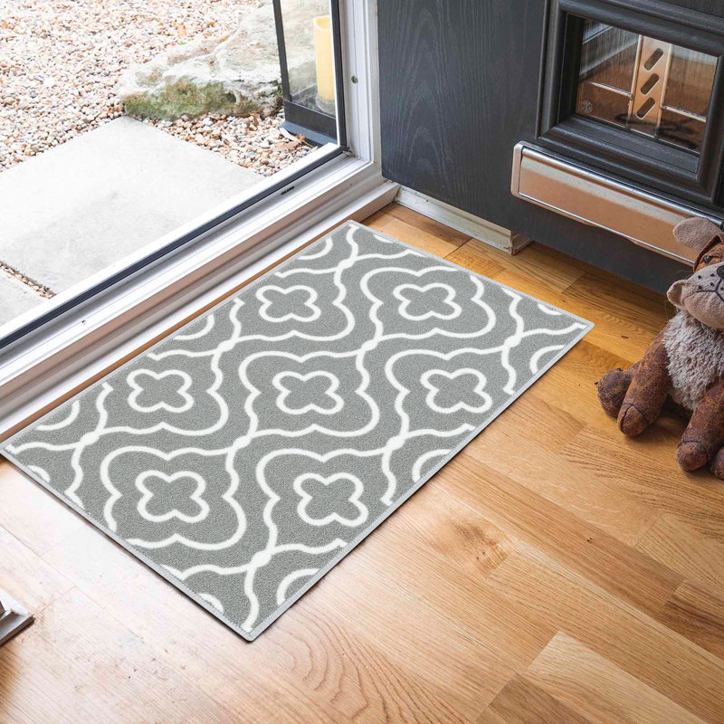 Havana Club Floral Trellis Anti Slip Washabale Hallway-Passage Corridor Kitchen Non Slip Doormats, Rectangle 80 x 150 cm