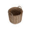 Wicker Lined Log Storage Basket-1788595458