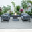 Letendre 4 - Person Patio Conversation Set with Cushions-70673154