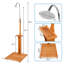 Support de douche en bois massif
