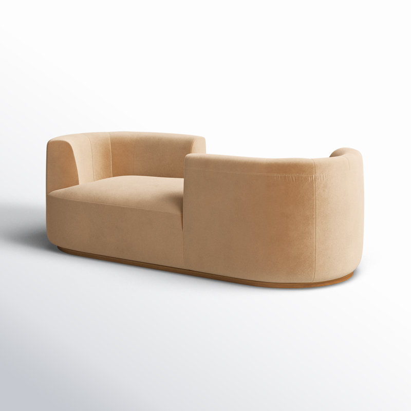 Deandra Chaise Lounge, Brown