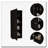 Richmond Rectangle Pantry Cabinet Black Wengue-1576401209