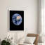 «Blue Earth From Space Space Enthusiasts Illustration Small Decor Art Work»-101376648-101376650