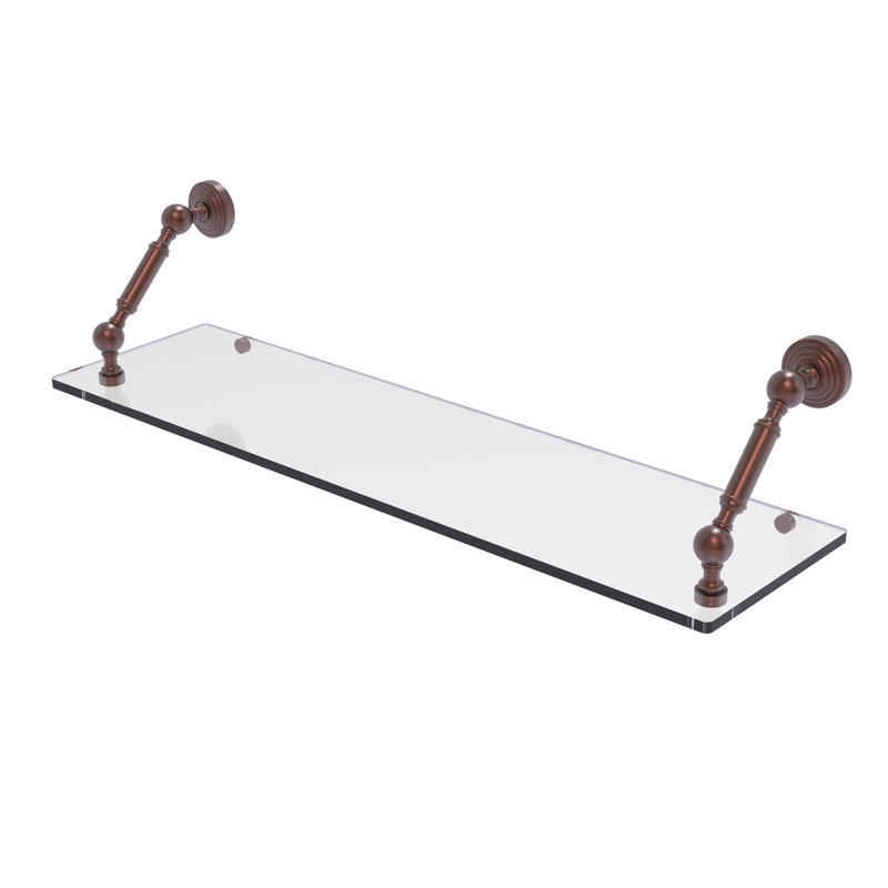 Tablette flottante Beresford, Cuivre antique, H 7,3 po x l 30 po x P 8 po