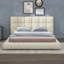 Lit moderne à profil bas avec support de lattes robuste, pas de sommier tapissier, lit moelleux de luxe pour la chambre à coucher-130830846-130830848