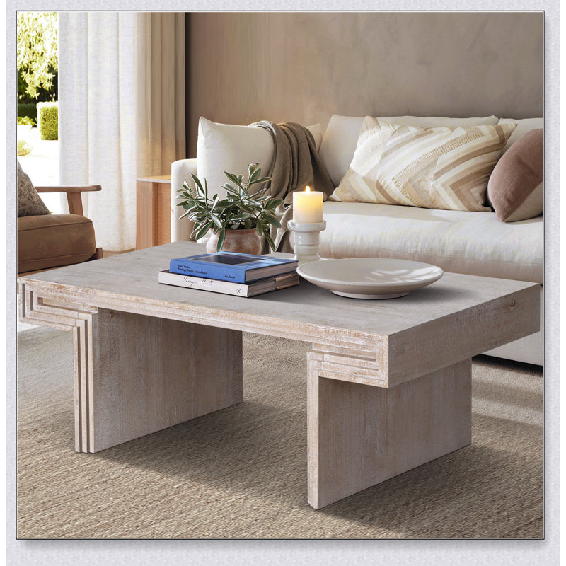 Table basse American Vintage, Naturel antique