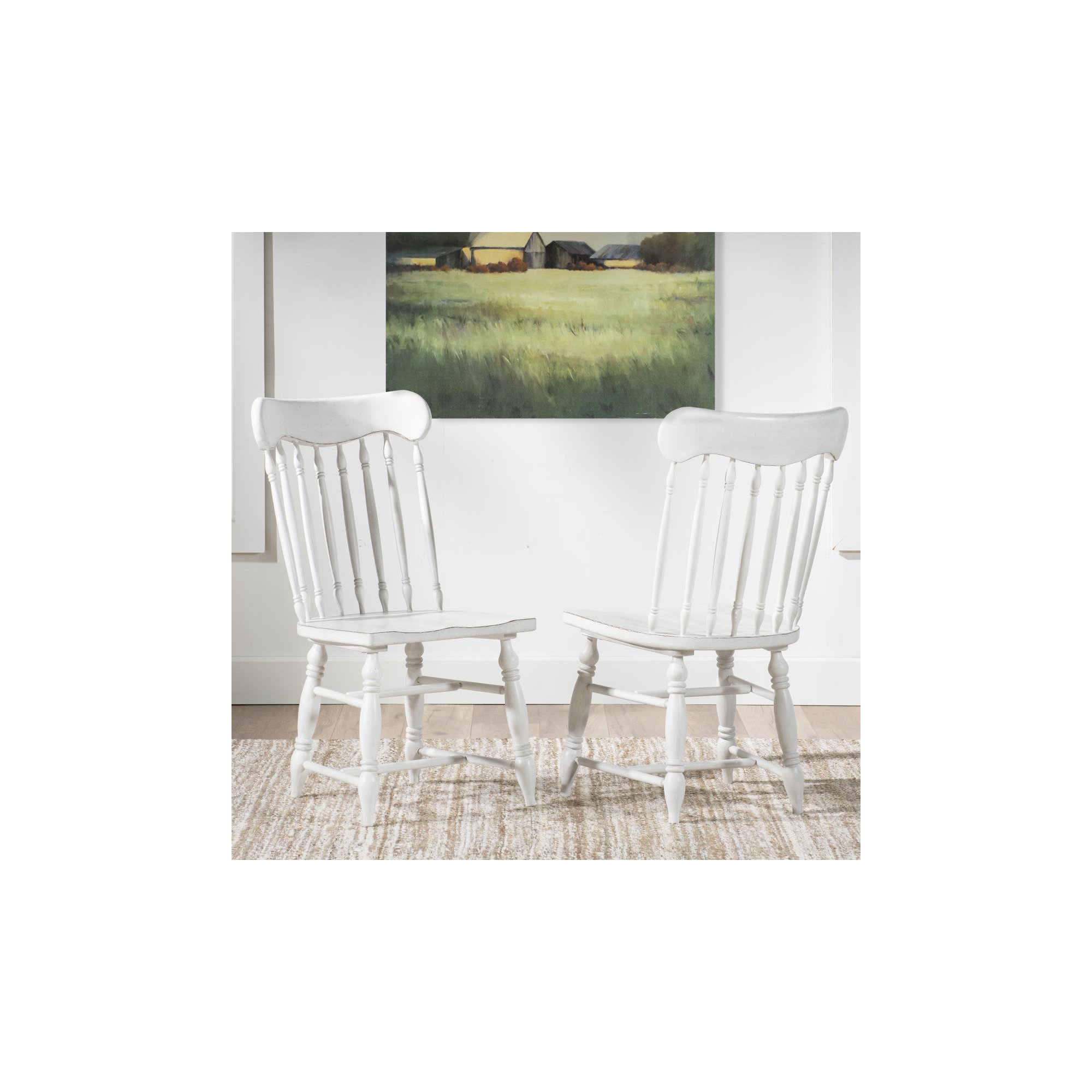 Country Living Side Chair, White