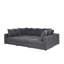 Canapé modulaire en velours côtelé 6 pièces-2117978