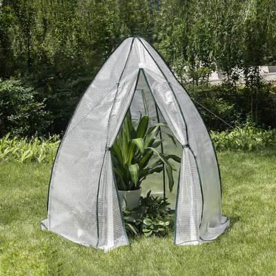 Kamuran 5 Ft W x 5 Ft D Mini Greenhouse