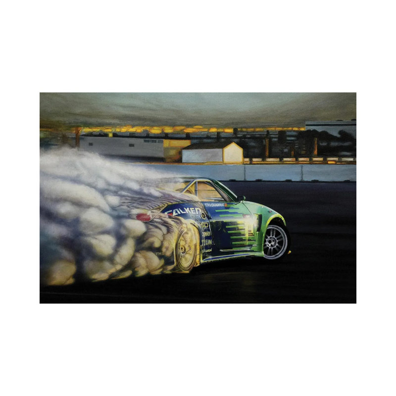 Drigting Car III by J.Bello Studio - Wrapped Canvas Print, 66.04 cm H x 45.72 cm W x 3.175 cm D