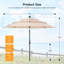 Parasol 108 po Tilt Market