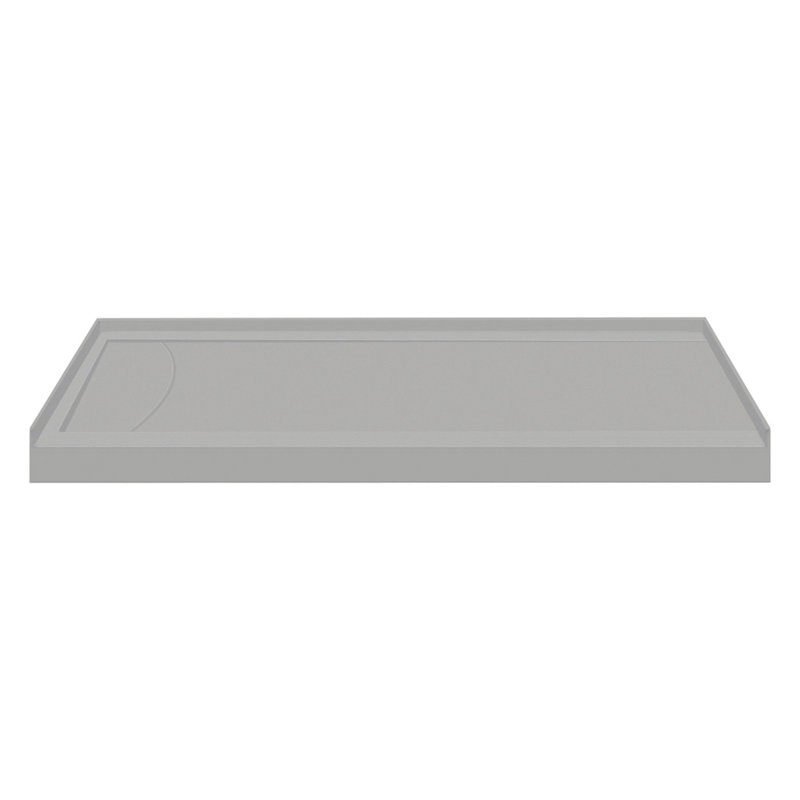 Base de remplacement pour baignoire à surface solide en fonte 60 po x 32 po Transolide, Gauche, Blanc
