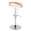 Tabouret de bar pivotant réglable et similicuir-172244195-172244196-172244205