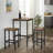 Mciver Metal Base Dining Table-1817268899-1817268897