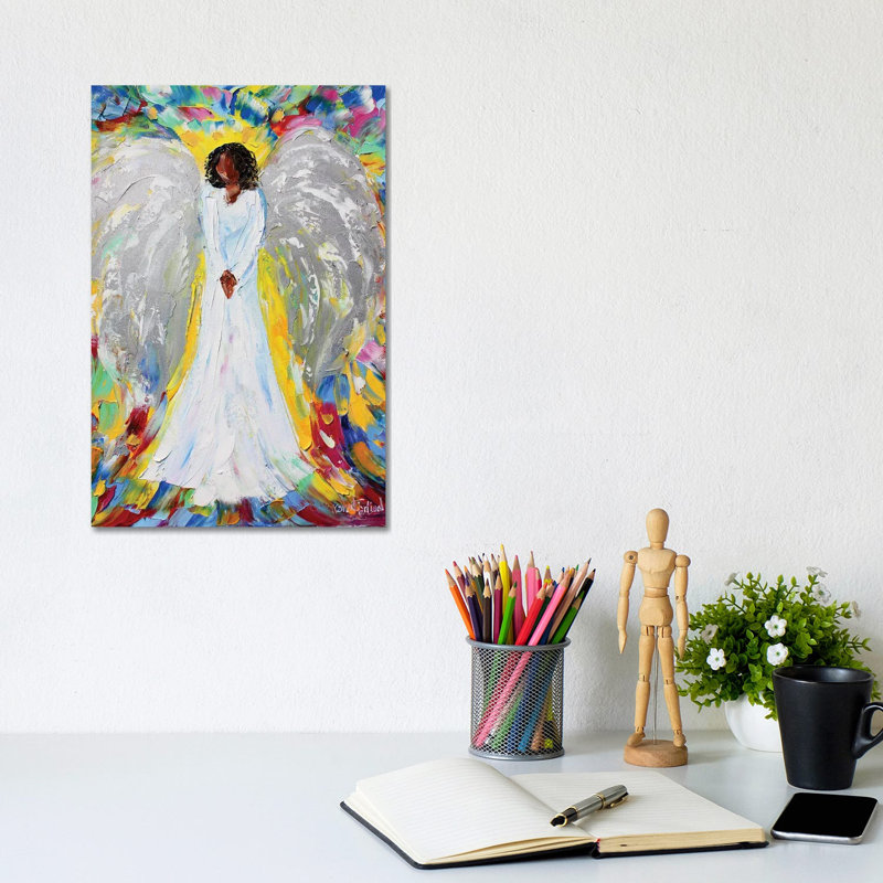 Angel Of Mine by Karen Tarlton - Wrapped Canvas Painting, 20.32 cm H x 30.48 cm W
