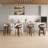Swivel Faux Leather Cushion Rattan Back Counter & Bar Stools-215557214-215557203